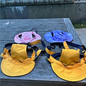 Colorful Dogs Caps/Hat Set